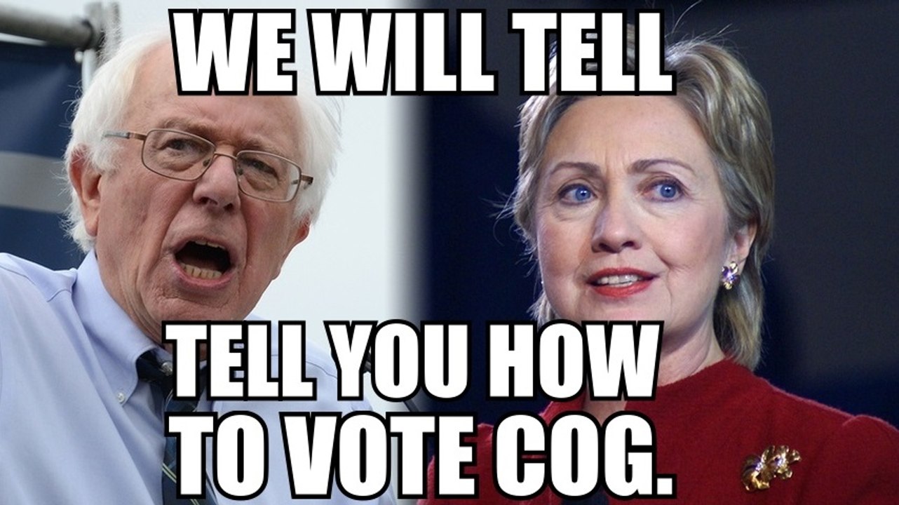 Bernie v Hillary Public v Media