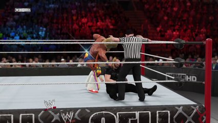 WWE 2K15 the ultimate warrior v seth rollins