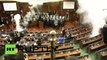 Kosovo MPs tear-gassed in Parliament, second time a week