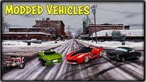 Ferrari FXX K, LEGO Car & Slammed Rat Rust Car in Grand Theft Auto 5! (GTA Mod Showcase #2