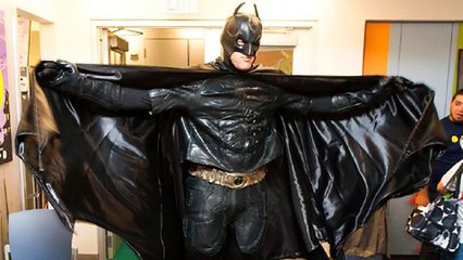 JJ Watt Surprises Kids at Hospital Dressed as Batman