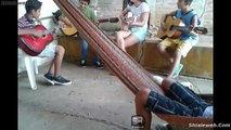 Musica Entre Amigos Cuatro Joves Cantan Canciones Tocando Sus Guitarras Talento Mexicano Octubre 2015