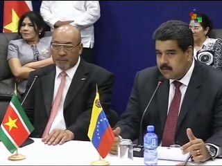 Venezuela’s Maduro Lands in Suriname, Meets with President Bouterse