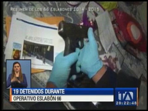 Eslabón 66 dejó tres miembros de las Fuerzas Armadas detenidos
