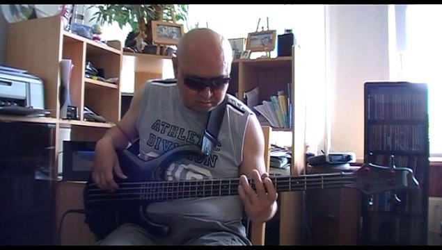 Night birds Shakatak Samba funk vers m1 Bass cover Bob Roha