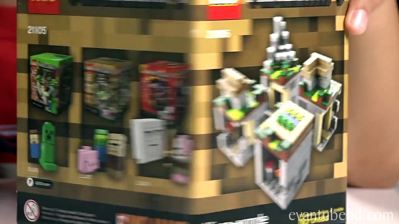 THE VILLAGE LEGO MInecraft Set 21105 Unboxing, Review & Time lapse Build