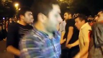 Dance Armenian protesters in Yerevan