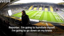 Funny Moment A Journalist Liverpool Fan Begs Jurgen Klopp To Come To Anfield !