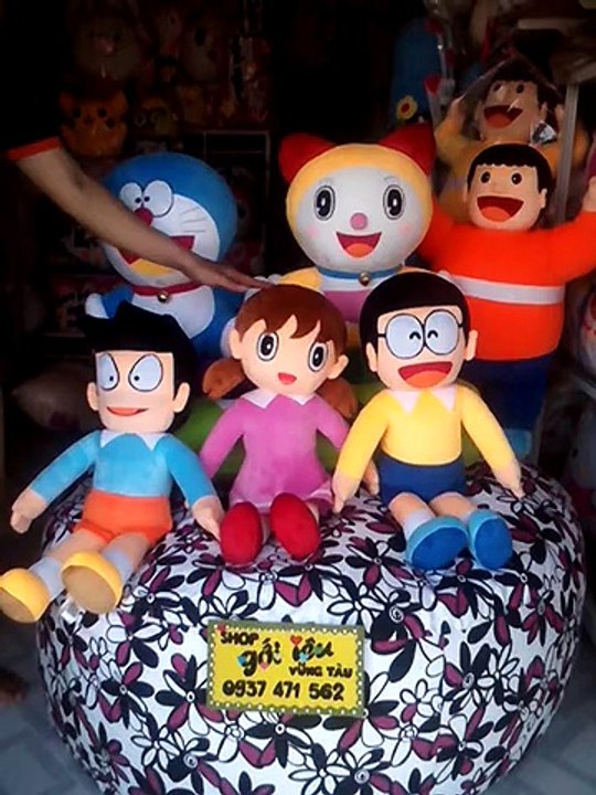 Nobita bông - shizuka xuka bông - suneo xeko bông - Jaian chaien bông - doremi bông