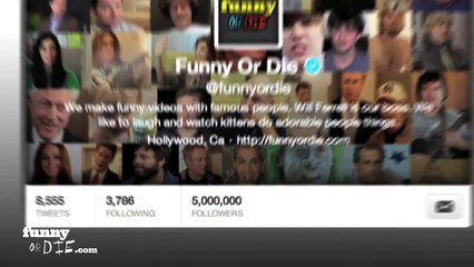 Will Ferrell Congratulates Funny Or Die on 5M Twitter Followers