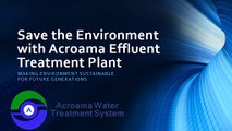 Effluent Treatment Plant Manufacturer in Chennai | Acroama
