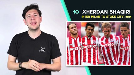 TOP 10 WTF Transfers of All-Time! | Shaquiri, Bebe and more!