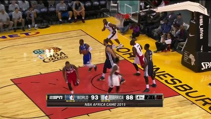 Evan Turner finds Bradley Beal for Big Dunk in Africa