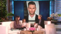 Little Fan Girl of Adam Levine meets him and gets scared!