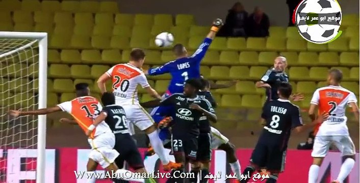 شاهد ملخص واهداف ليون 1 _1 موناكو في الدوري الفرنسي | بتعليق عربي - 17 اكتوبر 2015 - بجوده hd