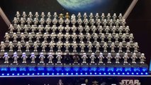 110 Star Wars Opera Toys dancing together in Japan Store