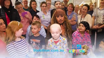 Johnny Depp supports  Children's Hospital Foundation
