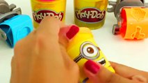 Peppa Pig Minions Play Doh Stamp and Roll Despicable Me Hasbro Playset Funny molds