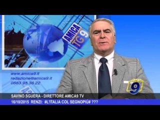 L'Editoriale | 16/10/2015 Renzi: #L'italia col segnopiù#???