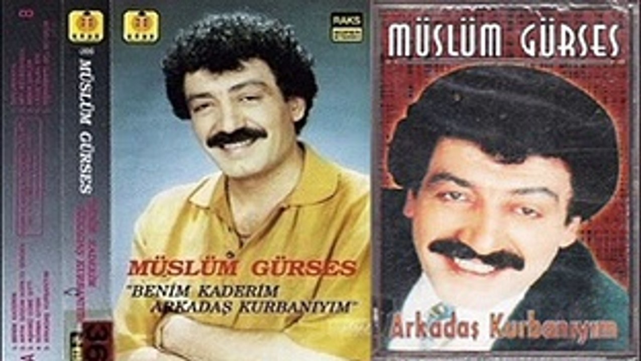 MÜSLÜM GÜRSES  -   LAYIK OLAN KİM - ARKADAŞ KURBANIYIM - UĞUR PLAK = 1990