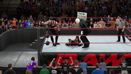 WWE 2K15 the undertaker v booker t v the slenderman