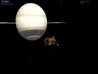 NASA release animation of Cassini E20 Enceladus flyby