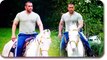 Watch Salman Khan Riding HORSE At His Farm House