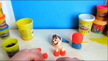 Make Cute Wooden Boy Noddy with Play Doh-Fun 3D Modeling Video for Kids