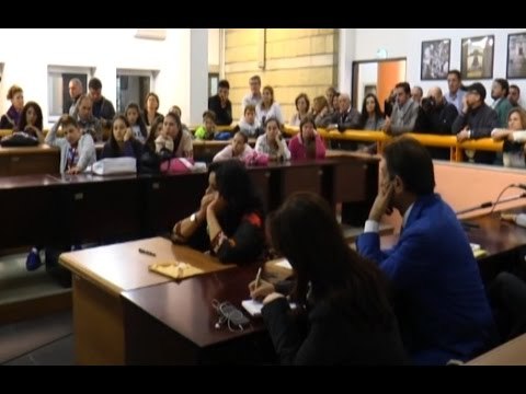 Napoli - Scampia, l'ingresso della Municipalità intitolato a Giancarlo Siani (16.10.15)