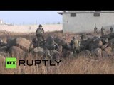 RAW: Syrian Arab Army performs successful ground op near Homs as Russia targets ISIS in the area