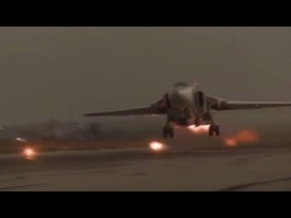 Ready, steady, go: Russian Su jets taking off & landing at military base in Syria