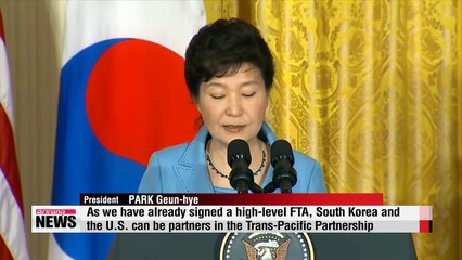 Presidents Park, Obama agree to closely cooperate on economic issues
