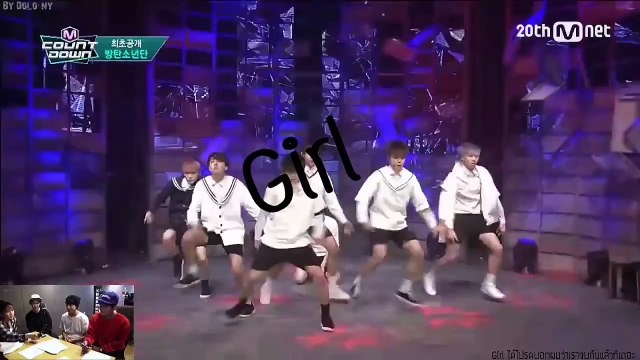 [Thai sub]BTS - I Need U Funny! [Live M Countdown VS Vocal & Rap Line change roles]