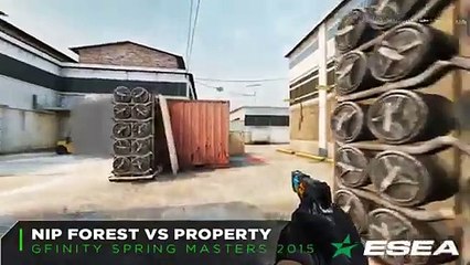 Gfinity Spring Masters 2015: NiP f0rest vs Property on de_cache - Crazy P250 Clutch