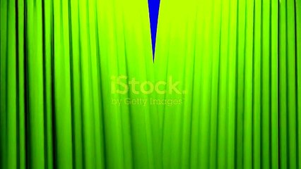 Green Curtains opening and closing stage theater cinema blue screen stock video 61281662 - iStock