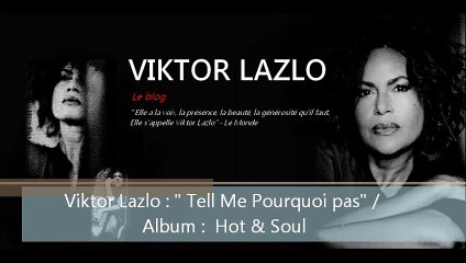 Viktor Lazlo "Tell Me Pourquoi pas " - album "Club Desert"