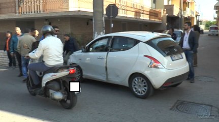 Carinaro (CE) - Incidente in via Dante Alighieri, un ferito (17.10.15)