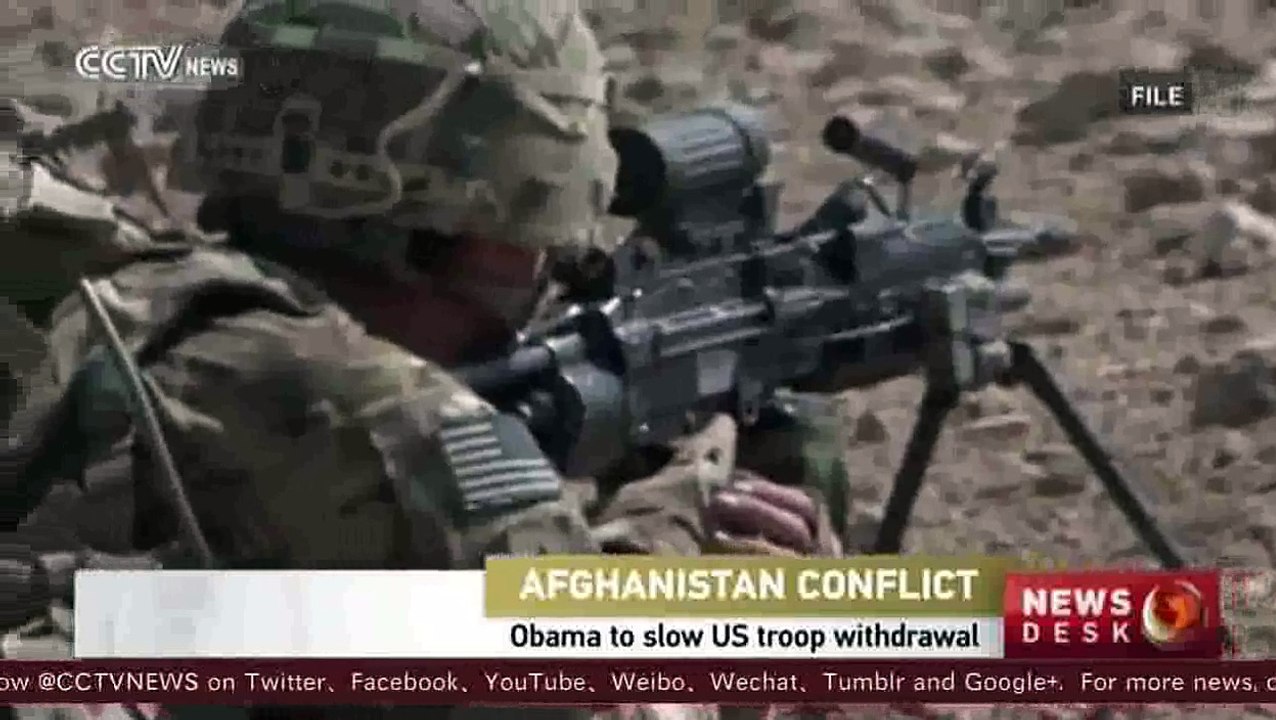 Afghanistan Conflict - Obama to slow US troop withdrawal