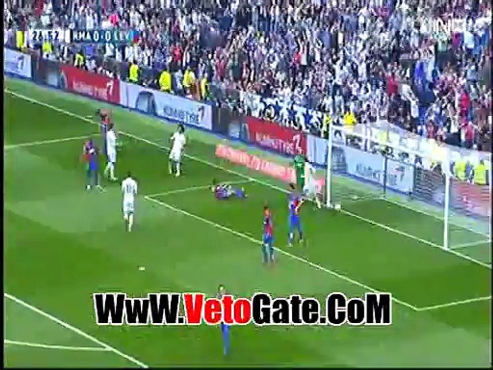 ."مارسيلو"يتقدم بالهدف الاول ريال مدريد فى شباك ليفانتى