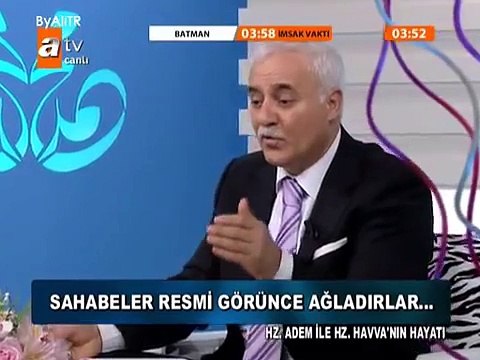 Nihat Hatipoğlu - Hz. Adem İle Hz. Havva'nın Hayatı. ( Sahur Özel )