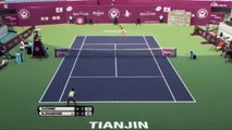 Danka Kovinić vs Bojana Jovanovski - pobjednički poen Danke za finale WTA turnira u Tianjin 2015
