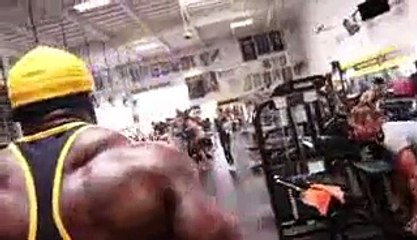 Kali Muscle Chest Workout w- 200lb Dumbbell Press