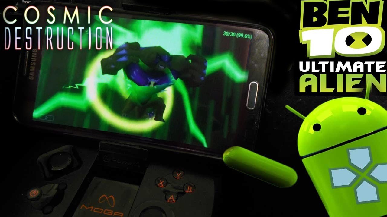 PPSSPP v1.0.1.0 BEN 10 Ultimate Alien Cosmic Destruction GAMEPLAY Part 1