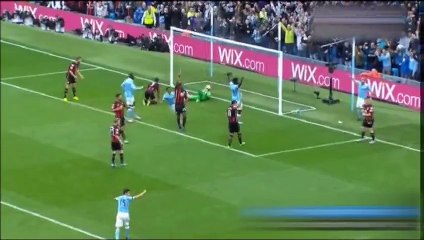 اهداف مباراة السيتي وبورنموث ١٧-١٠-٢٠١٥