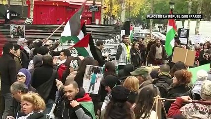 Manifestation pro-palestinienne à Paris : "La paix, on n'y croit plus", disent les organisateurs
