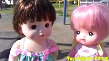 ぽぽちゃん おもちゃアニメ 公園で遊ぶよ❤メルちゃん Toy Kids トイ