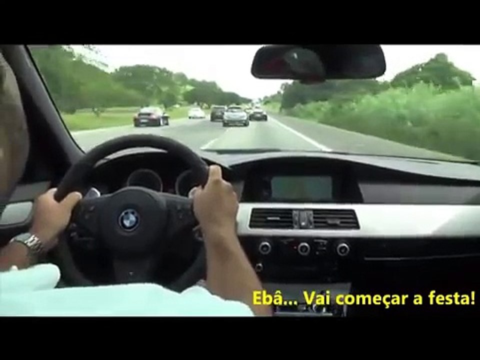 Condutor De M5 Com Condução Louca Contra Porsches, Ferraris, Audis E Afins…