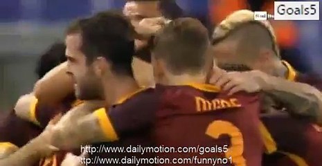 Daniele De Rossi Goal AS Roma 2 - 0 Empoli Serie A 17-10-2015