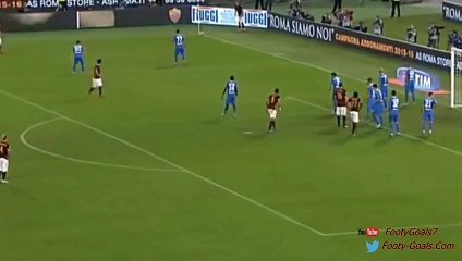 Daniele De Rossi Goal - AS Roma vs Empoli 2-0 Serie A 2015