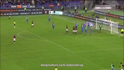 Daniele De Rossi 2-0 HD - AS Roma v. Empoli  17 October 2015 HD